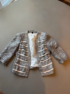 Ruffle Knit Jacket